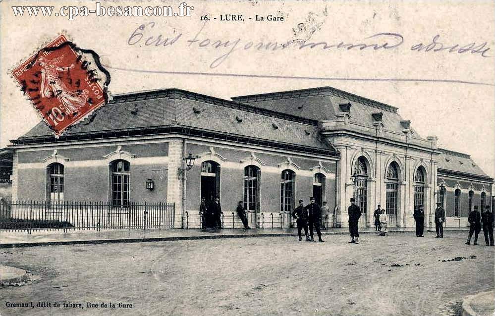 16. - LURE. - La Gare